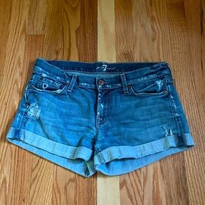 🌸🌼🌴7 for all mankind shorts🌸🌼🌴
